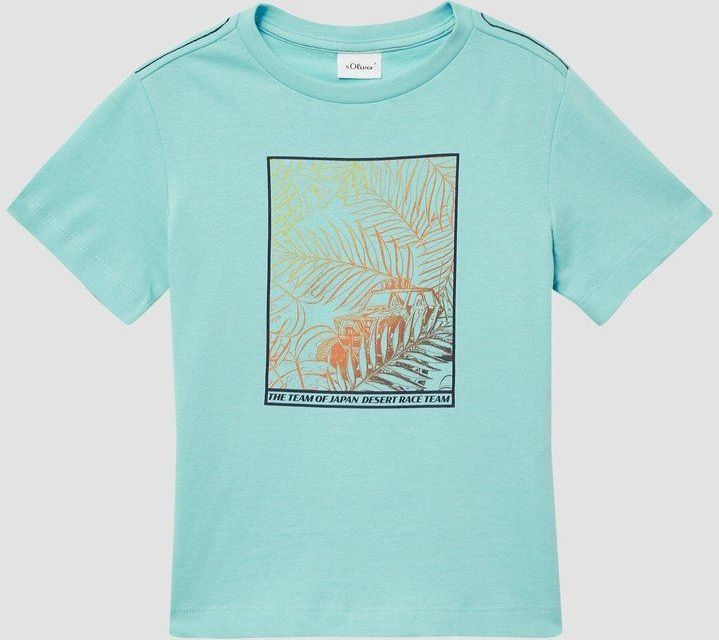 s.Oliver - T-Shirt - Katoen - Normale Pasvorm - Korte Mouwen