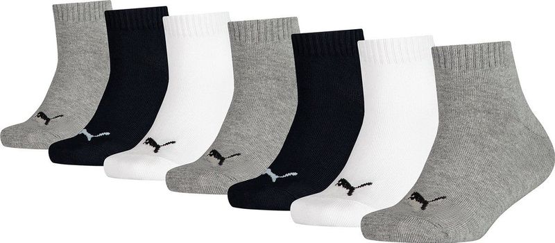 Puma - KIDS Quarter Socks - Enkelsokken - 7 Paar