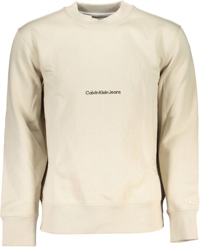 Calvin Klein - Sweatshirt - Beige - Katoen