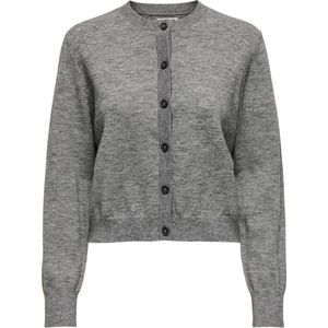 Only - Onlcamille Basic - Cardigan - Medium Grey Melange
