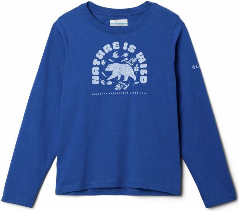 Columbia - Dobson Pass™ LS Graphic T-Shirt - Collegiate Navy - Kinderen