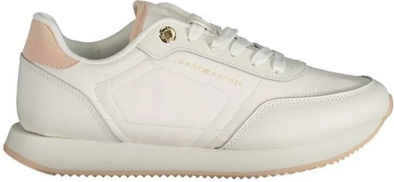 Tommy Hilfiger - Sneakers - Wit - Polyester - Contrastdetails