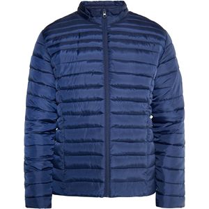 Mo - Licht Gewatteerd Jack - Heren - Marine - Polyester