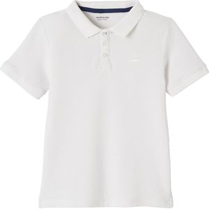 Vertbaudet - Poloshirt - Korte Mouwen - Blauw - Borduursel met Haai