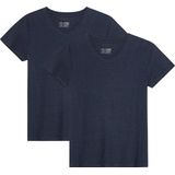 DANISH ENDURANCE - T-Shirt - Marineblauw - V-Hals - Dames - 2-pack