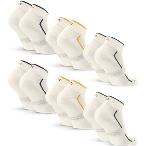 DANISH ENDURANCE - Dempende Sportsokken - Meerkleurig - Biologisch Katoen - Unisex 3 of 6-pack