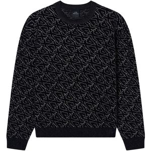 AIX Armani Exchange - XM001330AF16916FC196 - Logo Trui - Zwart - Polyester
