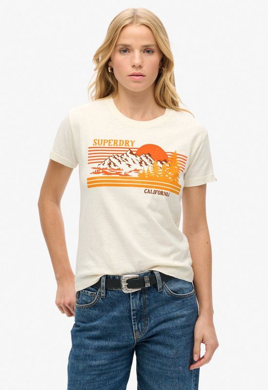 Superdry - Outdoor Stripe Fitted T-shirt - Korte Mouwen