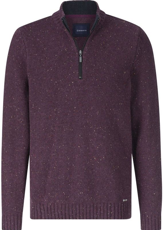 Babista - Tonnadora - Trui - Donkerrood - Mockneck met Rits