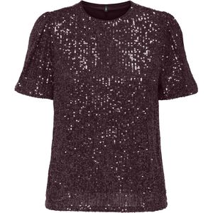 Only - Onlana - T-shirt - Wijn