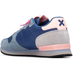 Xti - 14416403-NAVY - Trainers - Blauw - Plat - Veters - Casual
