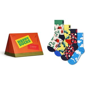 Happy Socks - Kids 4-pack Little Camper Gift Set - Unisex - Sokken