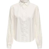 JDY - Blouse - Ecru - Met Boorduursel