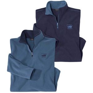 ATLAS FOR MEN - Légend Microfleece - Set van 2 Truien - 3XL