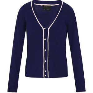 DreiMaster Klassik Gebreid vest  navy / wit