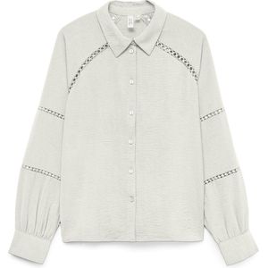 Vero Moda - Vmgusla ls shirt wvn btq ga - Blouse - Off-white
