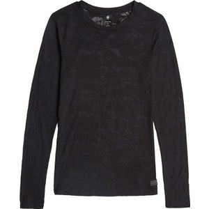Fine Lace AOP Slim Top - Meerkleurig - Dames