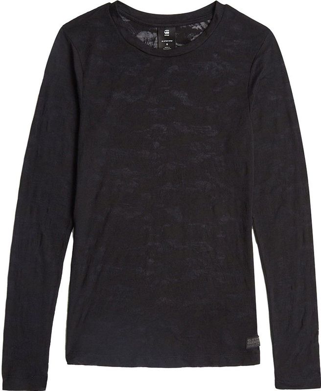 Fine Lace AOP Slim Top - Meerkleurig - Dames