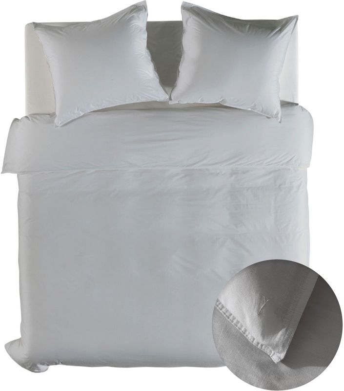 Dekbedovertrek - Blauw - Katoen - Eenpersoons