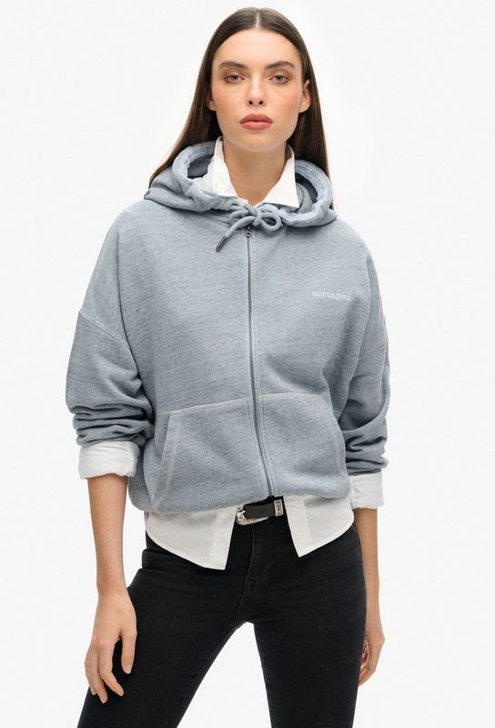 Superdry - Essential Logo - Half Rits Trui