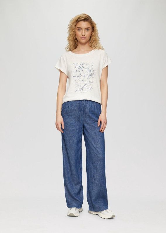 s.Oliver Broek  blauw denim