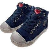 Develab - Halfhoge Schoen - Navy Blauw - Leder - Veters en Rits