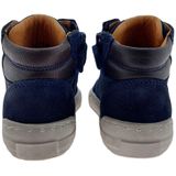 Develab - Halfhoge Schoen - Navy Blauw - Leder - Veters en Rits