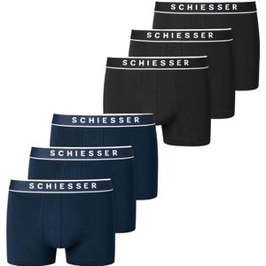 SCHIESSER Boxershorts  navy / zwart / wit