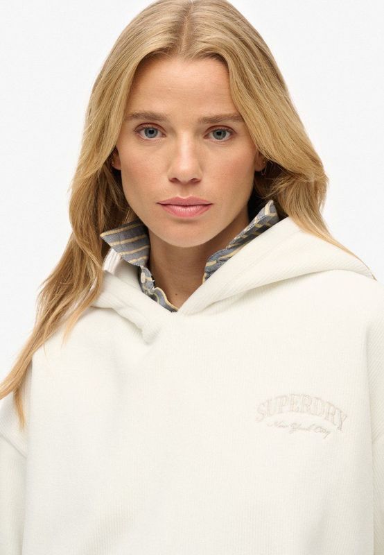 Superdry - Country Club Velour - Hoodie - Relaxte Pasvorm