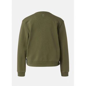 COMMA Sweatshirt  goud / olijfgroen / kiwi / zilver