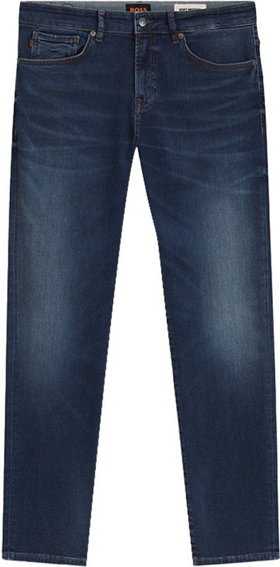 Hugo, Heren, Jeans, Blauw, Maat: W33 L34 Leer,