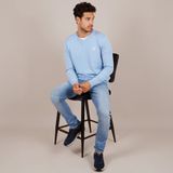 Heemskerk - Heren Trui - Ochtendblauw - Gebreid