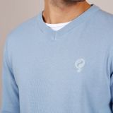 Heemskerk - Heren Trui - Ochtendblauw - Gebreid