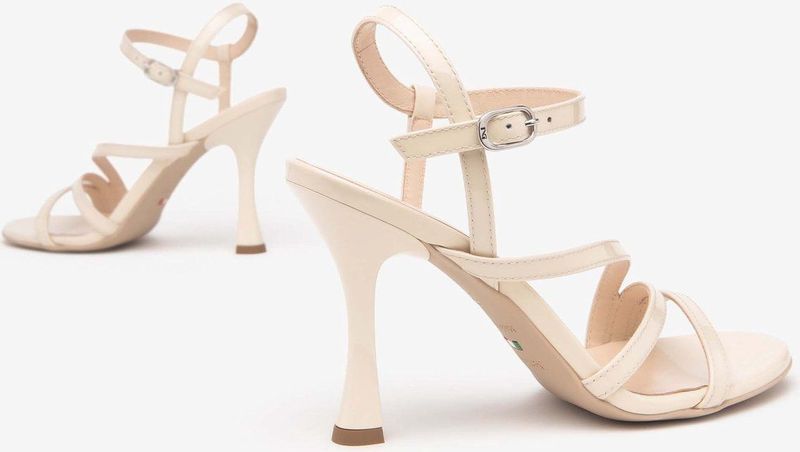 Nero Giardini - Sandaal - Beige - Gevoerd - Hoge Hak (7-10 cm)