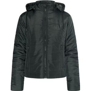 myMo - Gewatteerde Jas - Grijs - Lichtgewicht - Afneembare Capuchon