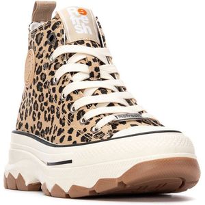 Refresh - 17305502-TAUPE - Trainers - Bruin - Dierenprint - Ritssluiting