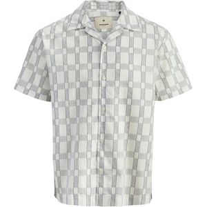 JACK & JONES Overhemd 'JPRBLUKEVIN'  marine / lichtgrijs