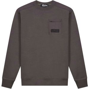 Malelions - Nylon Pocket Sweater - Mulch Brown - 4XL