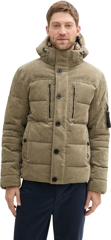 Tom Tailor - Herenjack - Regular Fit - Zwart - Polyester