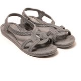 Badslippers - Synthetisch - Zwart - Comfortabele Rubberen Basis