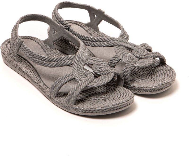 Badslippers - Synthetisch - Zwart - Comfortabele Rubberen Basis