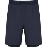 PROACT - PA1032 - Shorty - Navy - 2-in-1 met Ingewerkte Ondershort