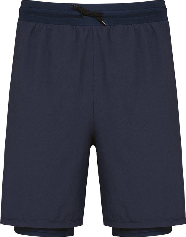 PROACT - PA1032 - Shorty - Navy - 2-in-1 met Ingewerkte Ondershort