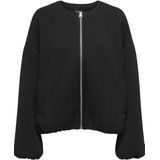 ONLY - Ellie - Sweatjack - Effen - Comfort Fit - Lange Mouwen