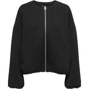 ONLY - Ellie - Sweatjack - Effen - Comfort Fit - Lange Mouwen