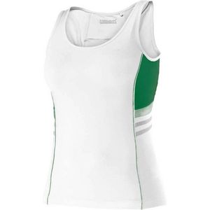 HEAD - Club Tank Top - Tanktop - Wit Groen - Polyester