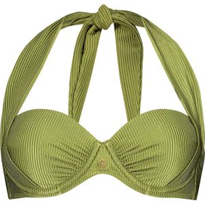 multiway bikini top shiny green