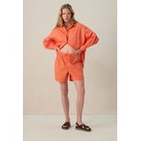 Sissy-Boy - Short - Roodoranje - 100% Katoen - Hoge Taille