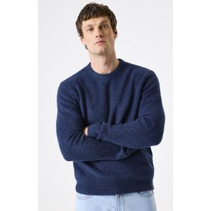 GARCIA - Effen Trui - Blauw - Lange Mouw