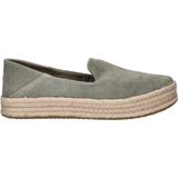 Toms - Carolina - Espadrille - Groen - Suède - OrthoLite® EcoLT-Hybrid-voetbed